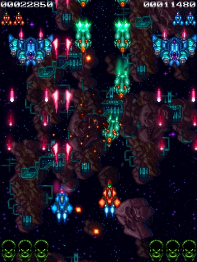 Screen ze hry Crisis Wing