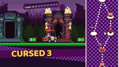 Screen ze hry Cursed to Golf