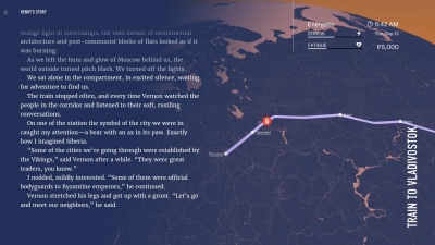 Screen ze hry Wanderlust: Transsiberian
