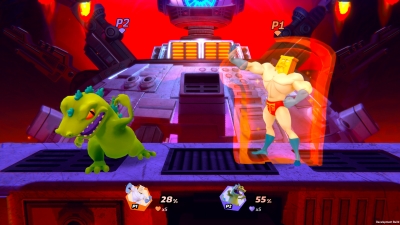 Screen ze hry Nickelodeon All-Star Brawl