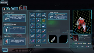 Screen ze hry Ignited Steel: Mecha TBT