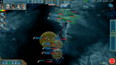 Screen ze hry Alliance of the Sacred Suns