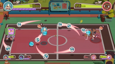 Screen ze hry Dodgeball Academia