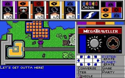 Screen ze hry MegaTraveller 1: The Zhodani Conspiracy
