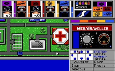 Screen ze hry MegaTraveller 1: The Zhodani Conspiracy