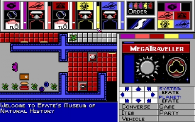 Screen ze hry MegaTraveller 1: The Zhodani Conspiracy