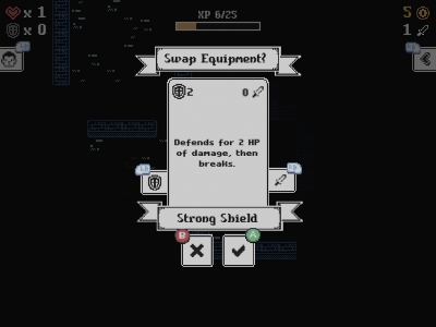 Screen ze hry RogueJack: Roguelike Blackjack