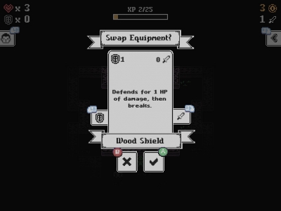 Screen ze hry RogueJack: Roguelike Blackjack