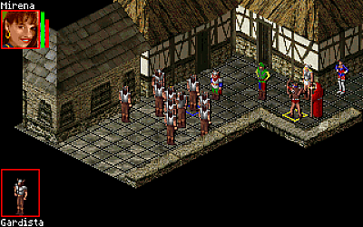 Screen ze hry Realms of Arkania: Shadows Over Riva