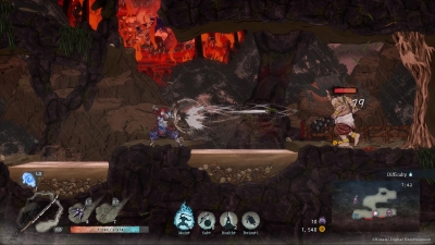 Screen ze hry GetsuFumaDen: Undying Moon