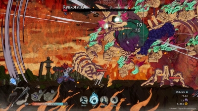 Screen ze hry GetsuFumaDen: Undying Moon