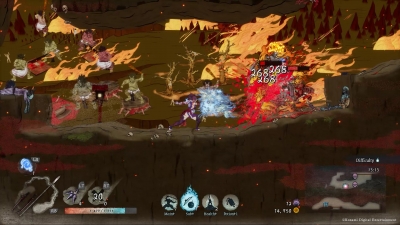 Screen ze hry GetsuFumaDen: Undying Moon