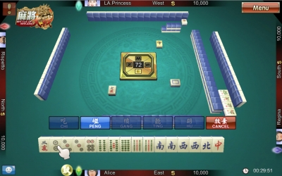 Screen ze hry Battle of Mahjong