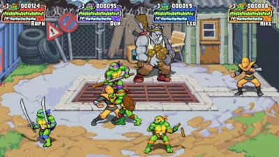 Screen ze hry Teenage Mutant Ninja Turtles: Shredders Revenge