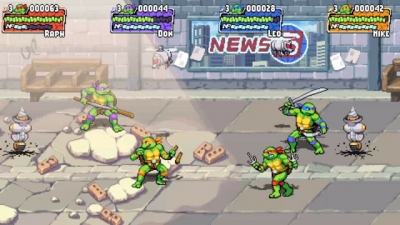Screen ze hry Teenage Mutant Ninja Turtles: Shredders Revenge