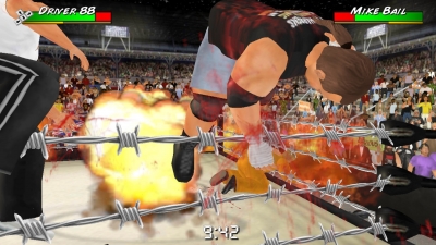 Screen ze hry Wrestling Empire