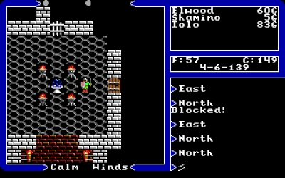 Screen ze hry Ultima V: Warriors of Destiny