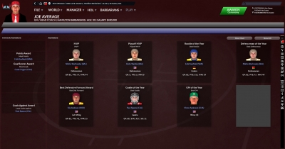 Screen ze hry Franchise Hockey Manager 7