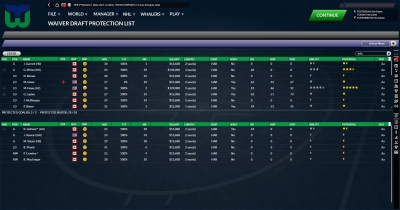 Screen ze hry Franchise Hockey Manager 7