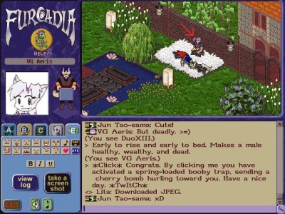Screen ze hry Furcadia
