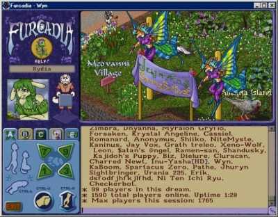 Screen ze hry Furcadia