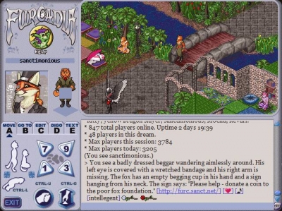 Screen ze hry Furcadia