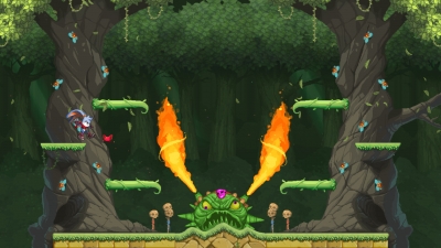 Screen ze hry Kaze and the Wild Masks