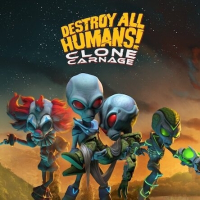 Artwork ke he Destroy All Humans Clone Carnage