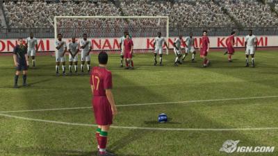 Screen ze hry Pro Evolution Soccer 2008