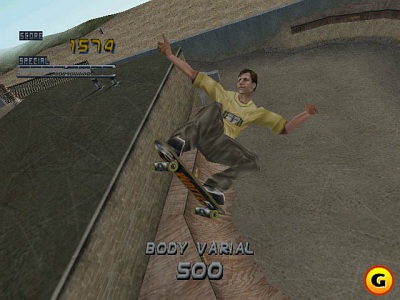 Screen Tony Hawks Pro Skater 2