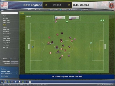 Screen ze hry Worldwide Soccer Manager 2007
