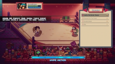 Screen ze hry WrestleQuest