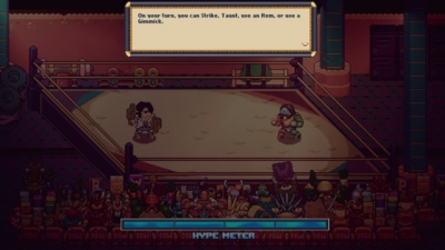 Screen ze hry WrestleQuest
