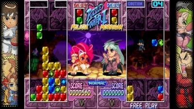 Screen ze hry Capcom Fighting Collection