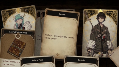 Screen ze hry Voice of Cards: The Forsaken Maiden
