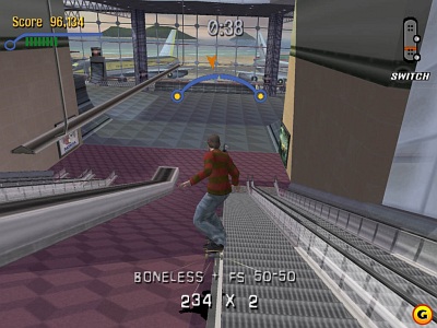 Screen Tony Hawks Pro Skater 3