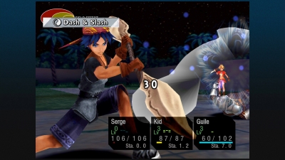 Screen ze hry Chrono Cross: The Radical Dreamers Edition