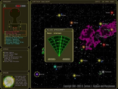 Screen ze hry Strange Adventures in Infinite Space