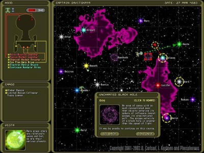 Screen ze hry Strange Adventures in Infinite Space