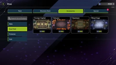 Screen ze hry Yu-Gi-Oh! Master Duel