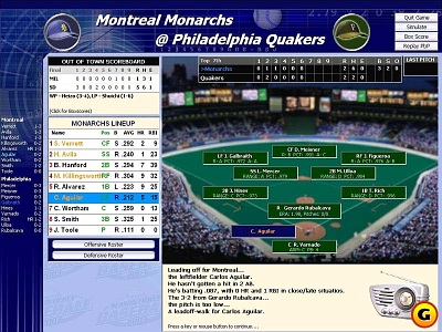 Screen Season Ticket Baseball 2003