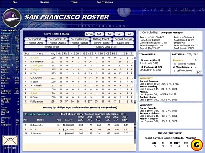 Screen Season Ticket Baseball 2003