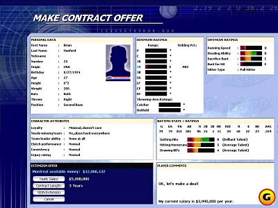 Screen Season Ticket Baseball 2003