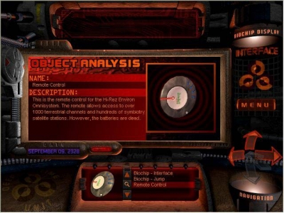 Screen ze hry Journeyman Project 2: Buried in Time, The
