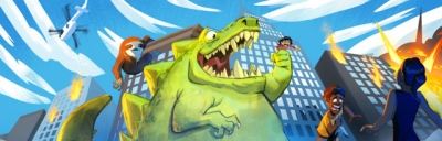 Artwork ke he Terror of Hemasaurus