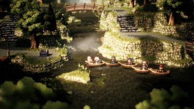 Screen ze hry Octopath Traveler II