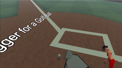 Screen ze hry VR Baseball