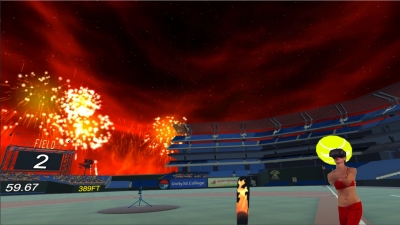Screen ze hry VR Baseball
