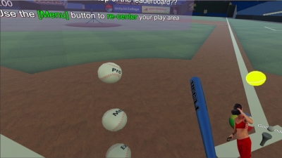 Screen ze hry VR Baseball