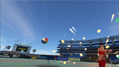 Screen ze hry VR Baseball